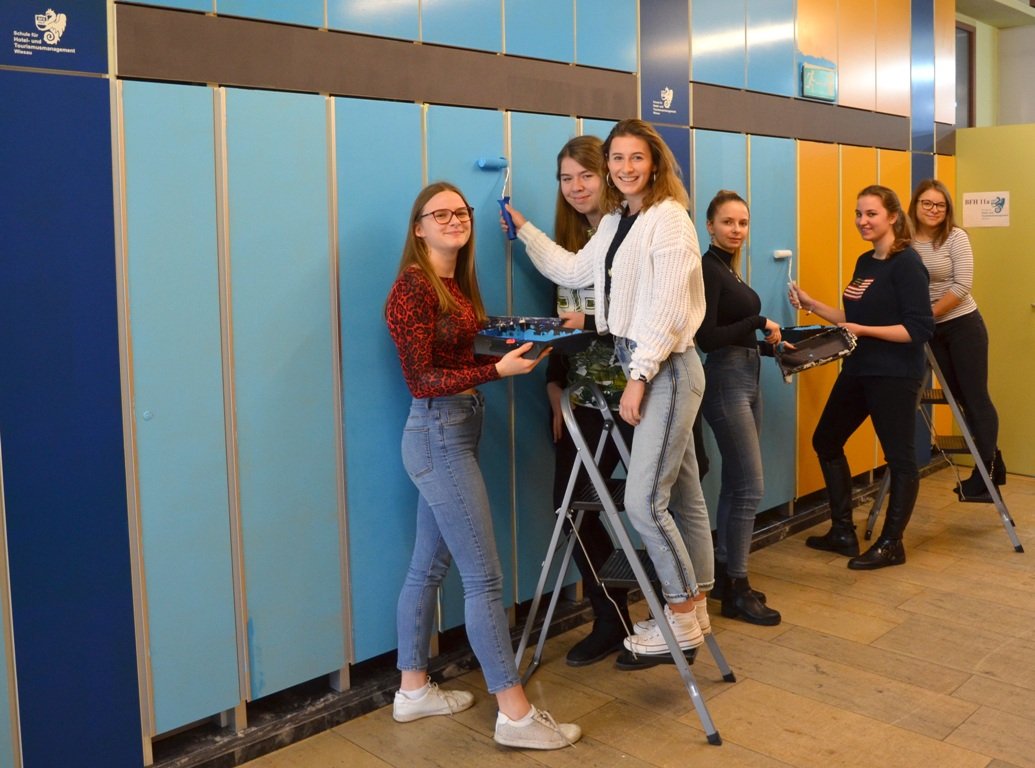 Tourismusschule bringt Farbe in Schulalltag!