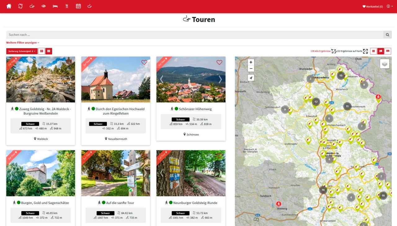 Tourismuszentrum Oberpfälzer Wald Natur Navi