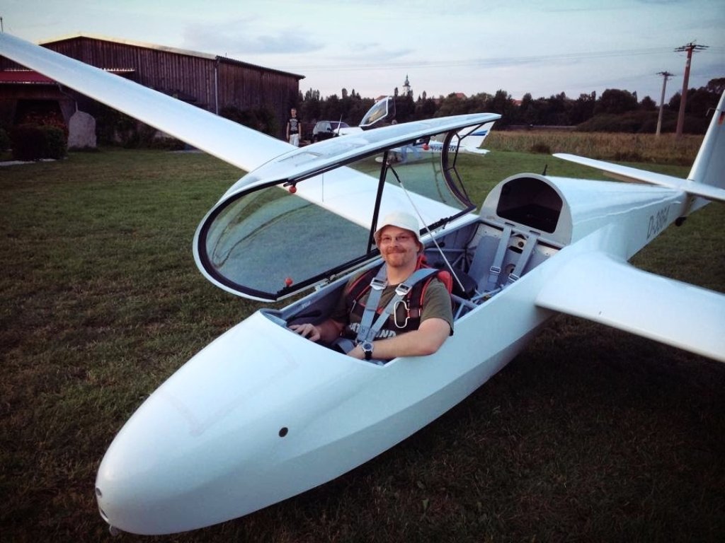Segelflieger, Roger Stich, Tirschenreuth, fliegen, Flug