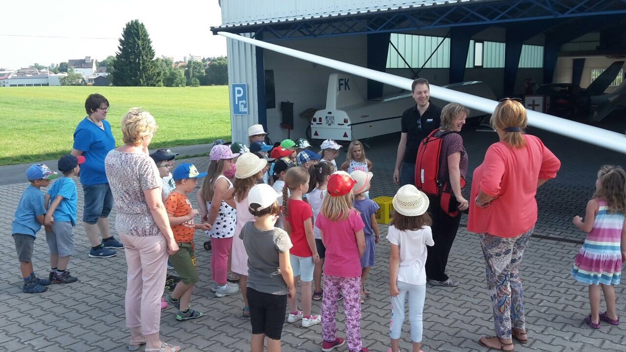 Segelflugclub Tirschenreuth Segelfluggesellschaft Stiftland Kinder Tirschenreuth Flugplatzfest2