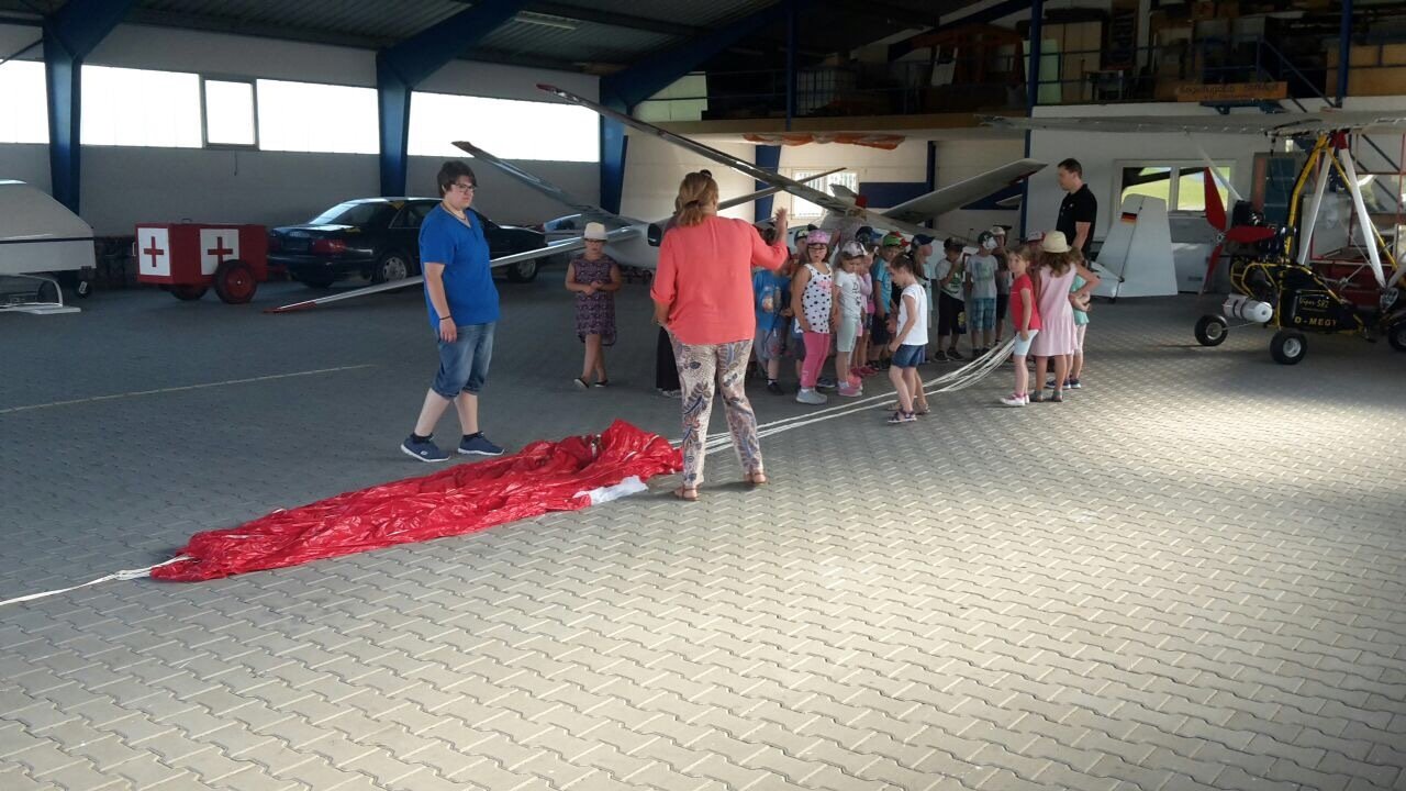 Segelflugclub Tirschenreuth Segelfluggesellschaft Stiftland Kinder Tirschenreuth Flugplatzfest5