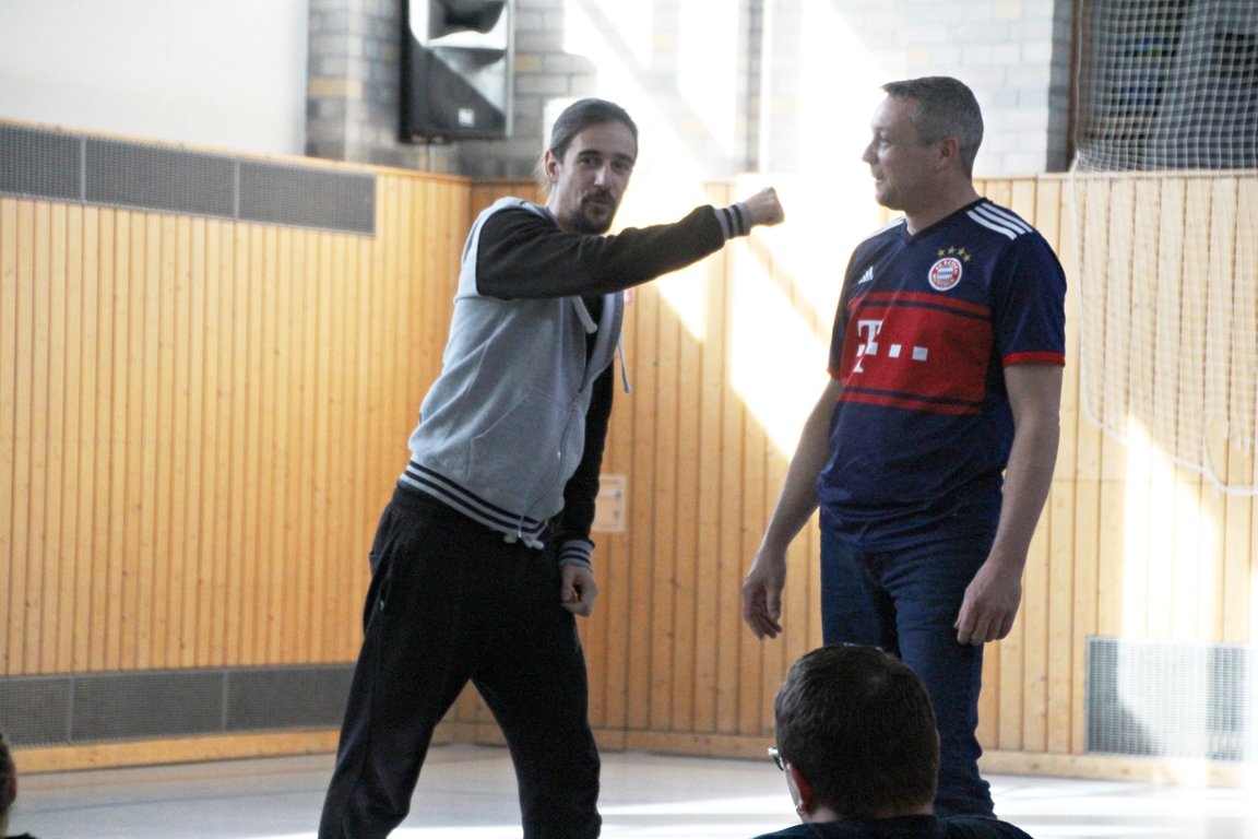 Selbstverteidigung Feuerwehr Eschenbach Andreas Fachtan und Kommandant Udo Drechsler