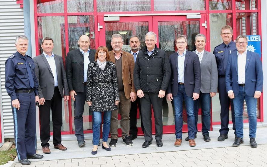 Sicherheitsgespräch Polizei Vohenstrauß Bürgermeister