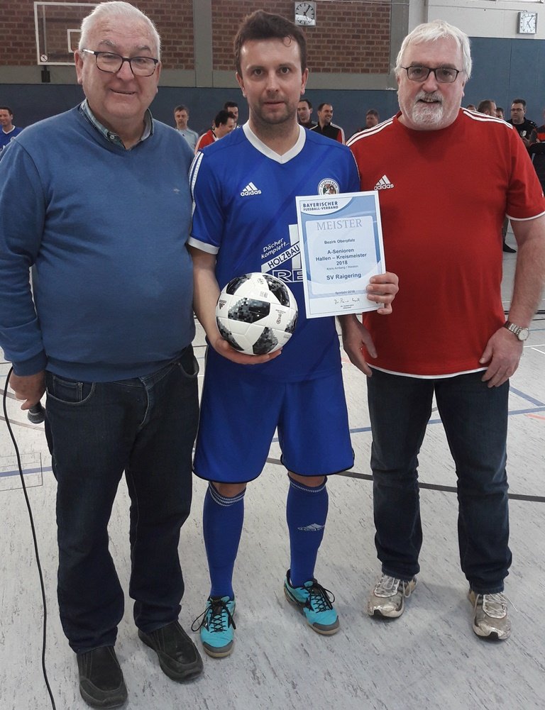 Siegerehrung Sport Fußball Meisterschaft