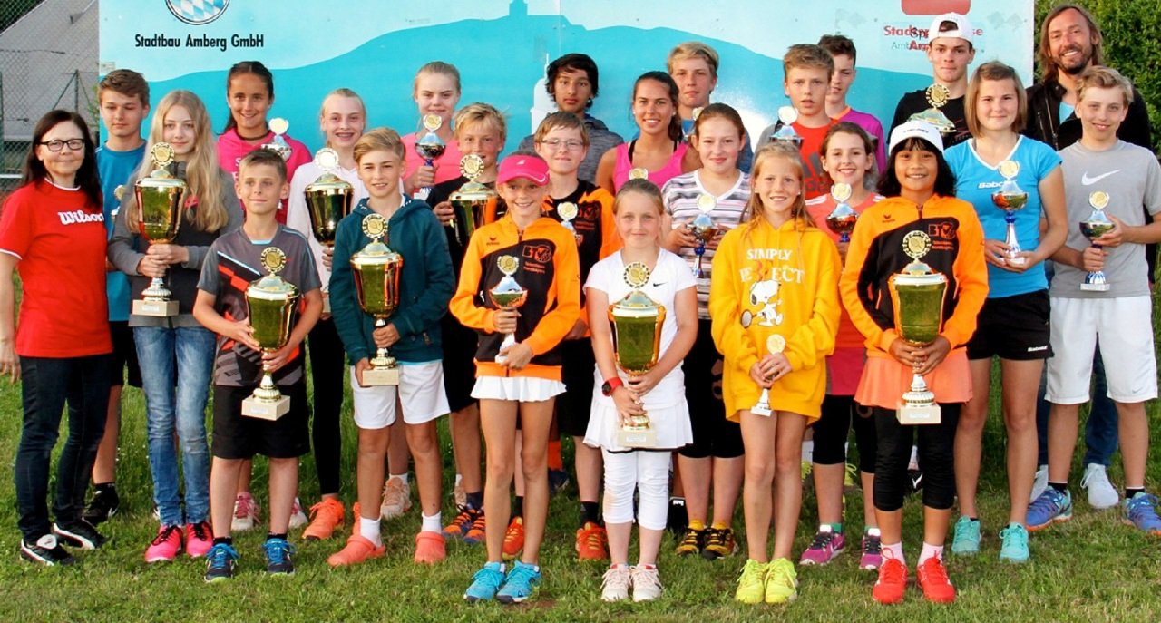 Siegerehrung Bezirksmeisterschaften Tennis