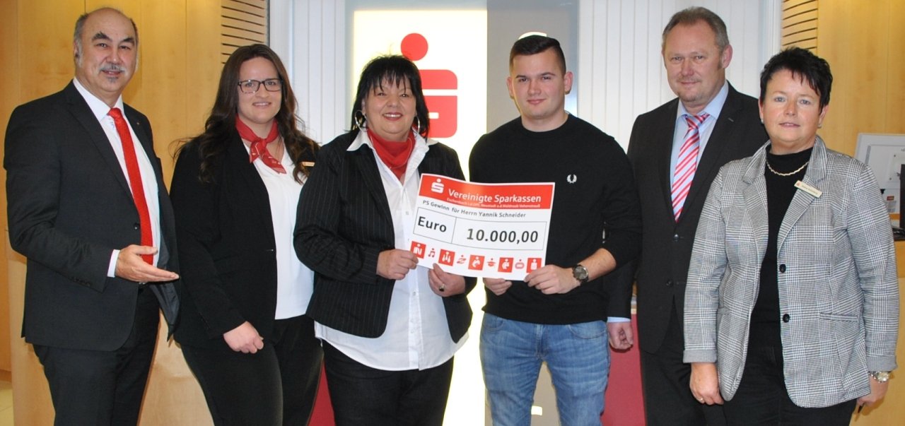 Sparkasse Gewinn Neuhaus Pegnitz Yannik Schneider