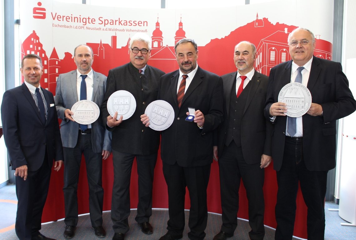 Sparkasse Medaille 800 Jahre Waldthurn Heimatfest 2
