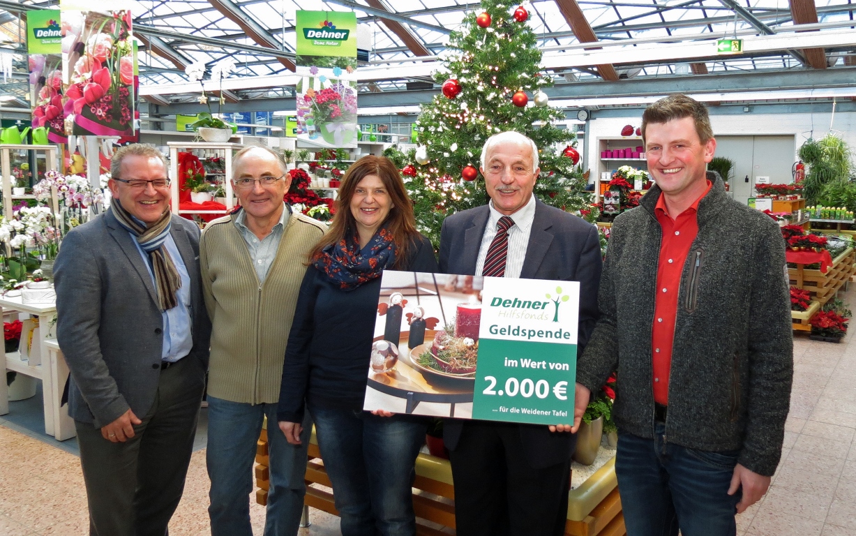 Spendenübergabe Tafel Weiden