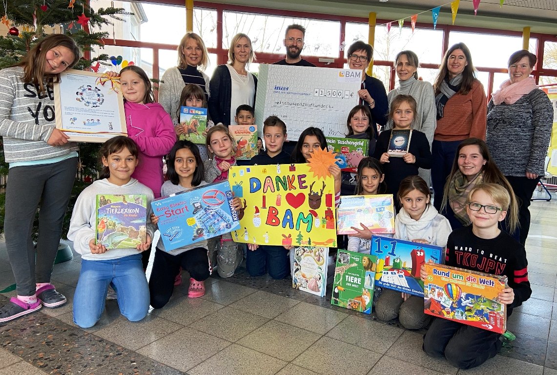 Spendenübergabe BAM gfi