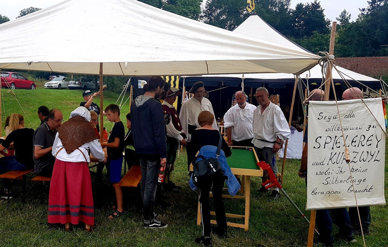 Spiele_in_Seßlach Werbetour Pressather Fähnlein