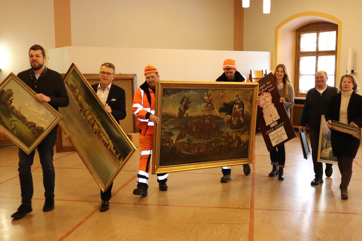 Stadt Tirschenreuth Partnerstadt Lauf an der Pegnitz Ausstellung