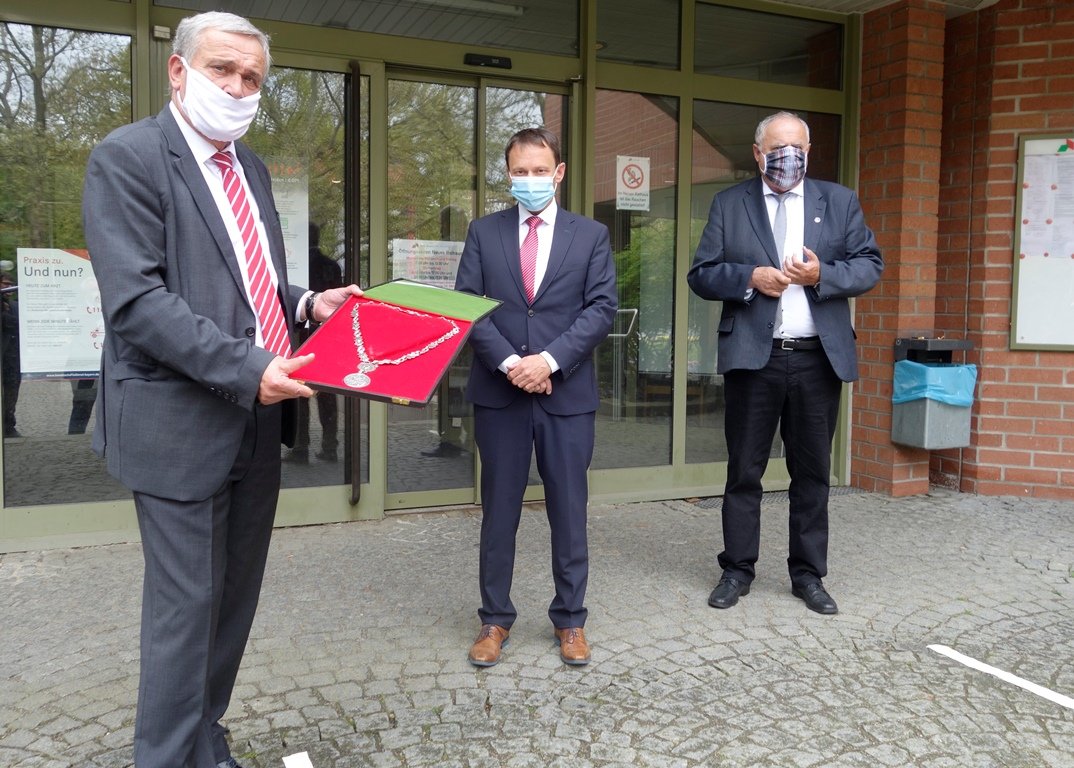 Stadt Weiden Oberbürgermeister Kurt Seggewiß Oberbürgermeister Jens Meyer Bürgermeister Lothar Höher Weiden Amtskette
