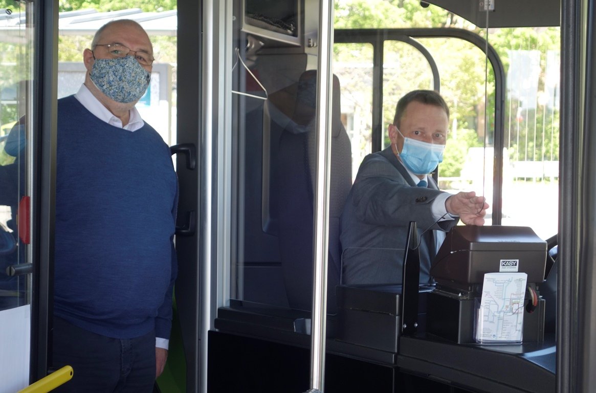 Stadtbus Weiden Wies Weiden Coronamaßnahmen Oberbürgermeister Jens Meyer