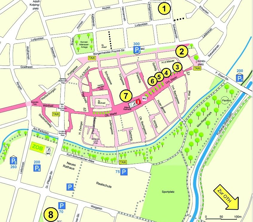 Stadtplan Junge Union Weiden JU Weiden