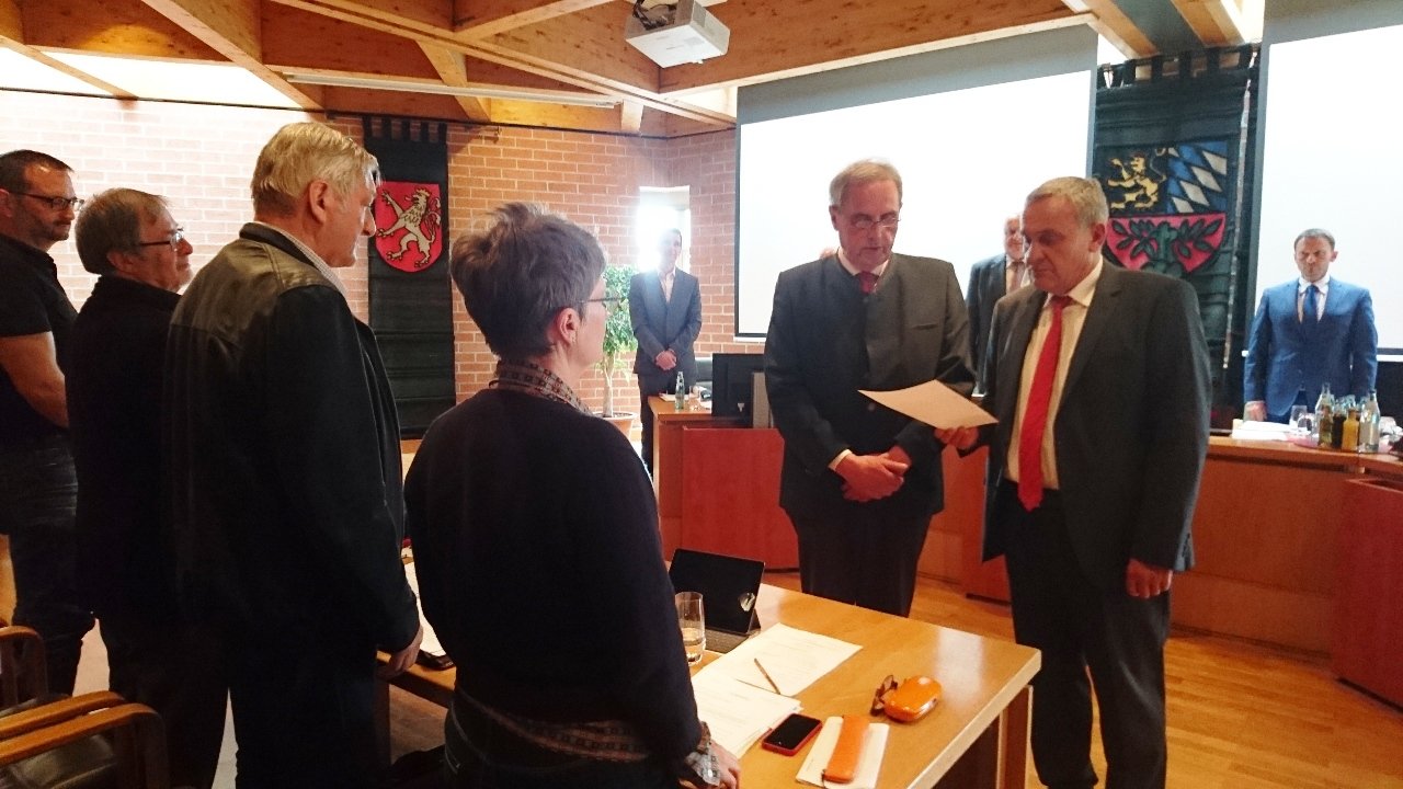 Stadtratssitzung Weiden Verabschiedung Hese neuer Stadtrat Fuchs (4)