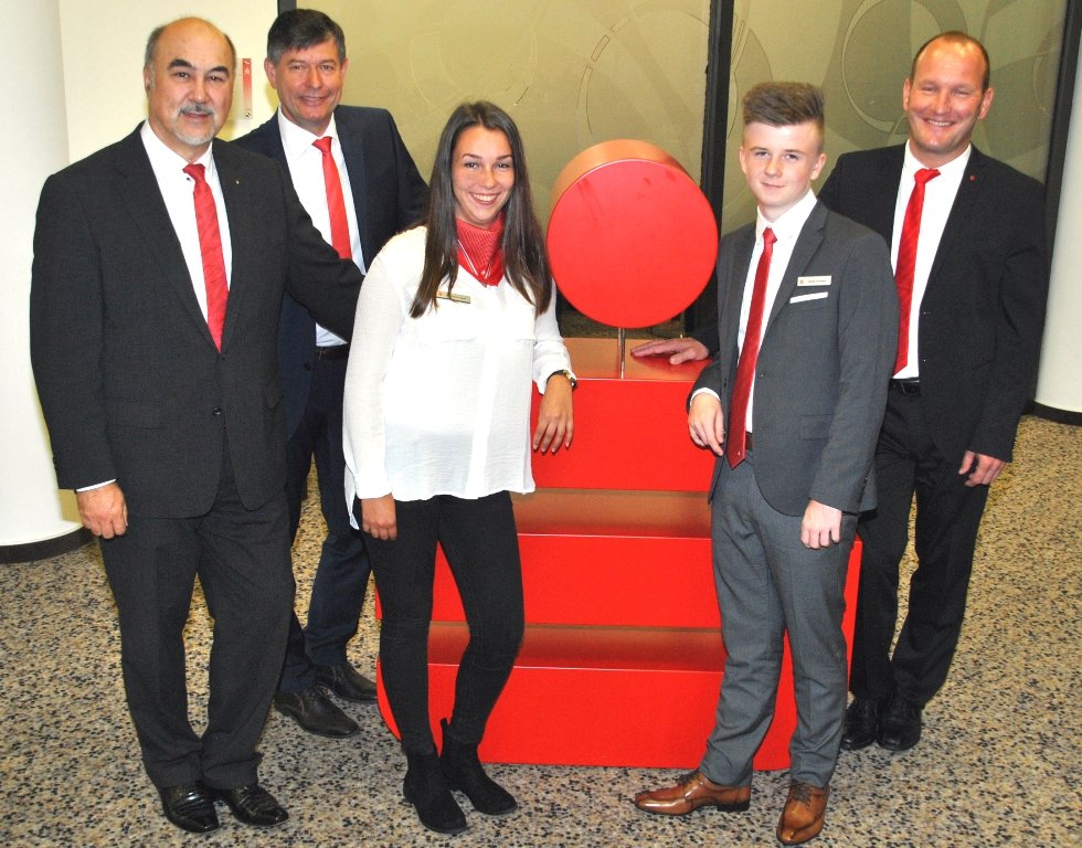 Azubis 2017 Sparkasse