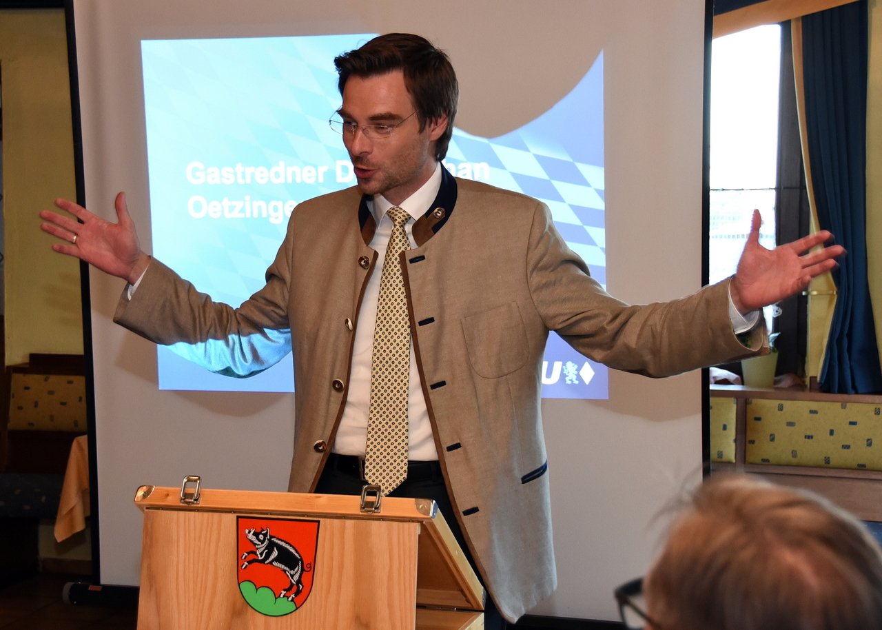 Stephan Oetzinger JHV CSU Parkstein 2018