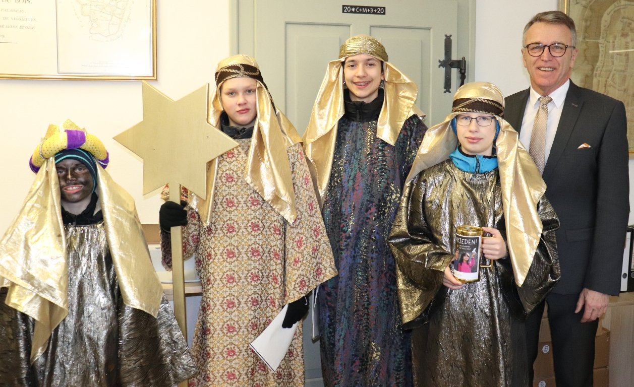 Sternsinger Rathaus Tirschenreuth 2020