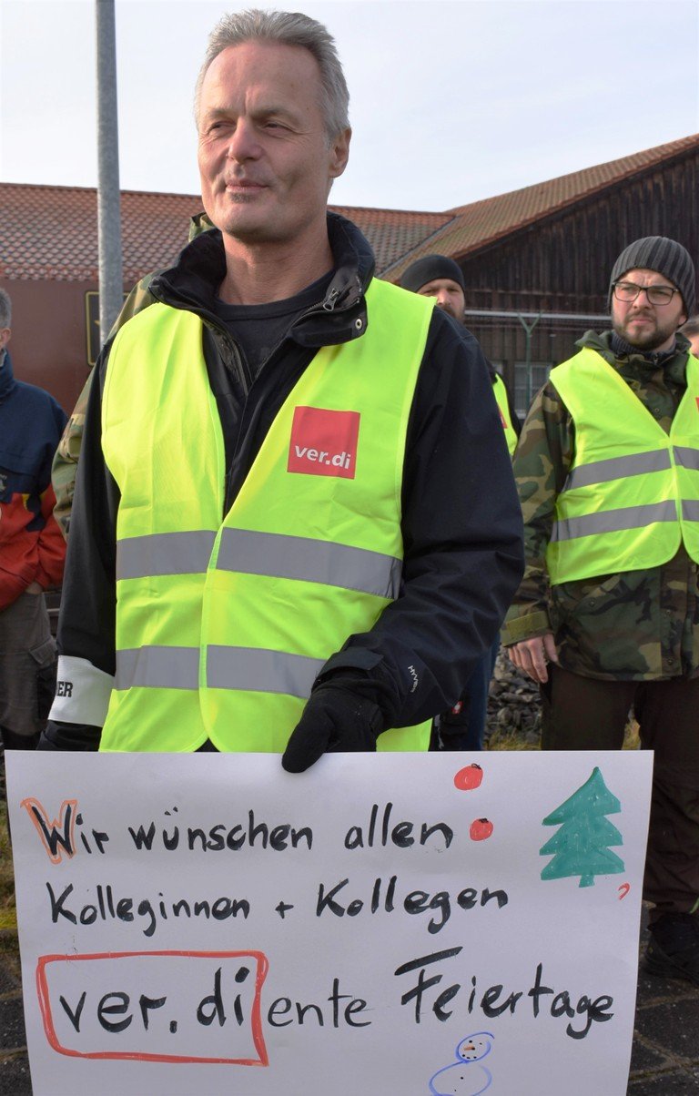 Streik ver.di Grafenwöhr US Zivilbeschäftigte1