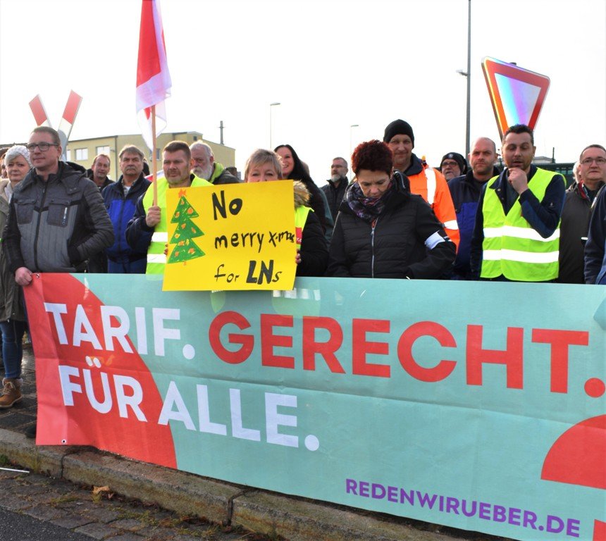 Streik ver.di Grafenwöhr US Zivilbeschäftigte1