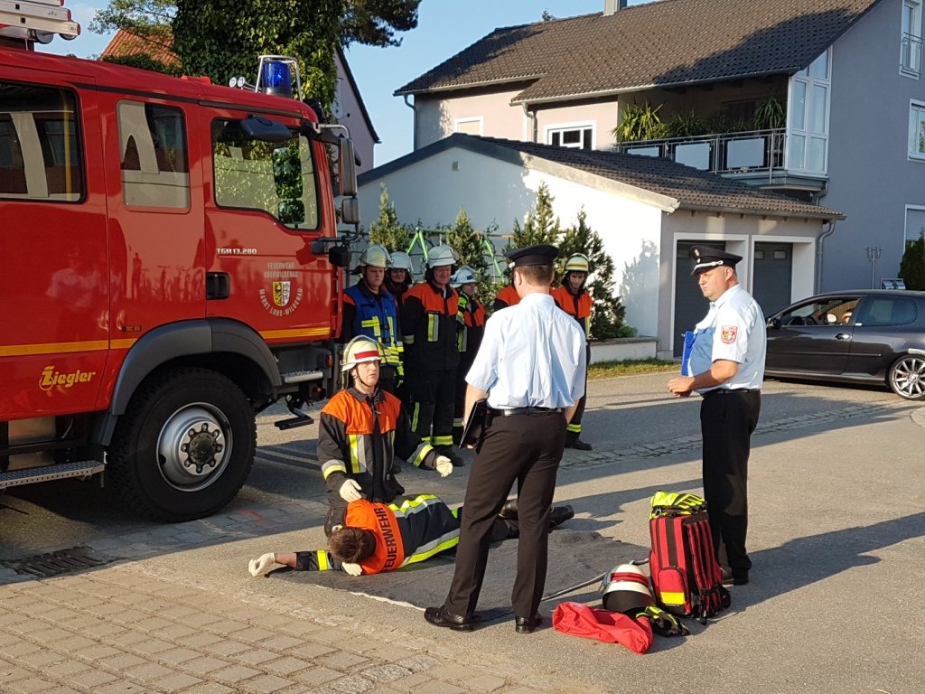 Technische Hilfeleistung Prüfung Feuerwehr Oberwildenau