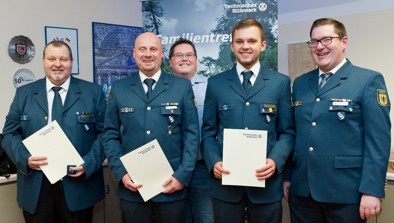 THW Technisches Hilfswerk Weiden Ehrungen 2018