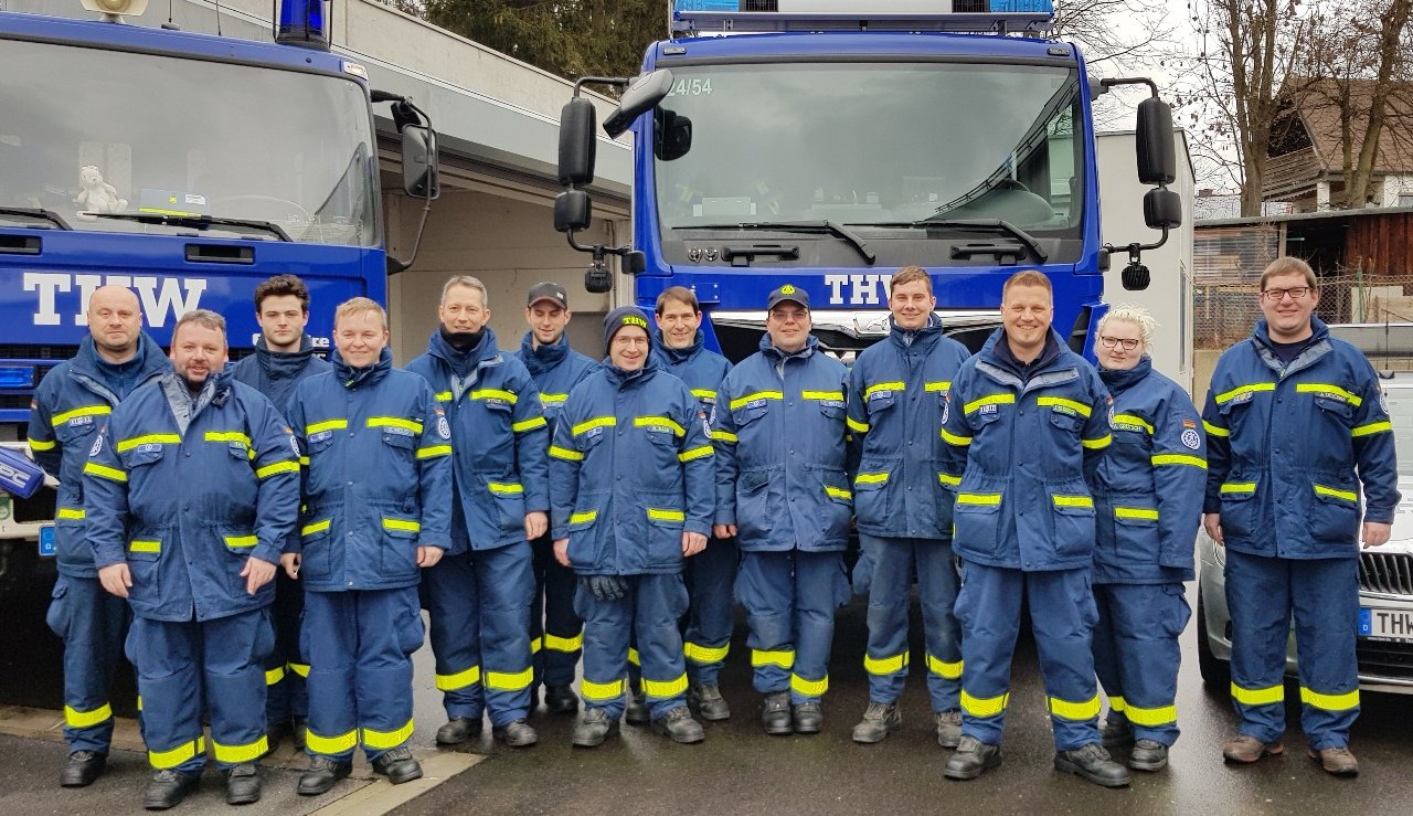 THW Weiden Schneemassen Einsatz Südbayern wohlbehalten zurück