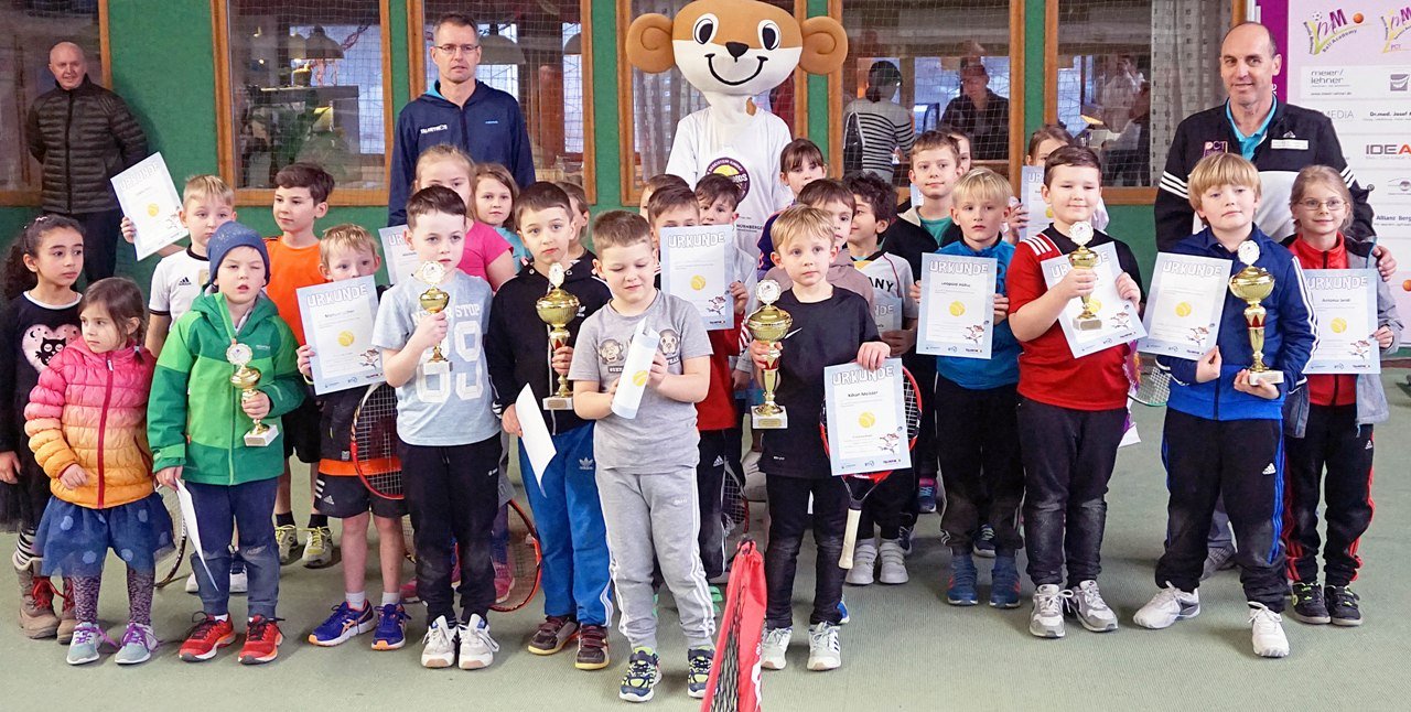 Talentino Tennis Kinder TG Grün Rot