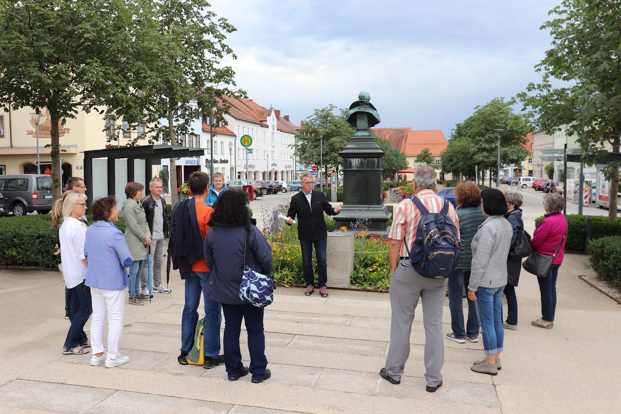 Baustellenführung mit dem Bürgermeister
