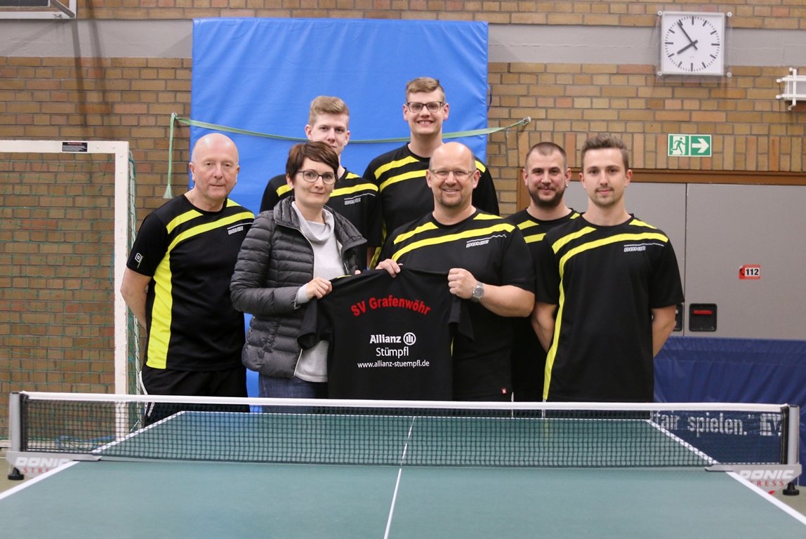 Tischtennis Herren Herrenmannschaft Grafenwöhr Aufstieg Meister Bild Stefan Neidl