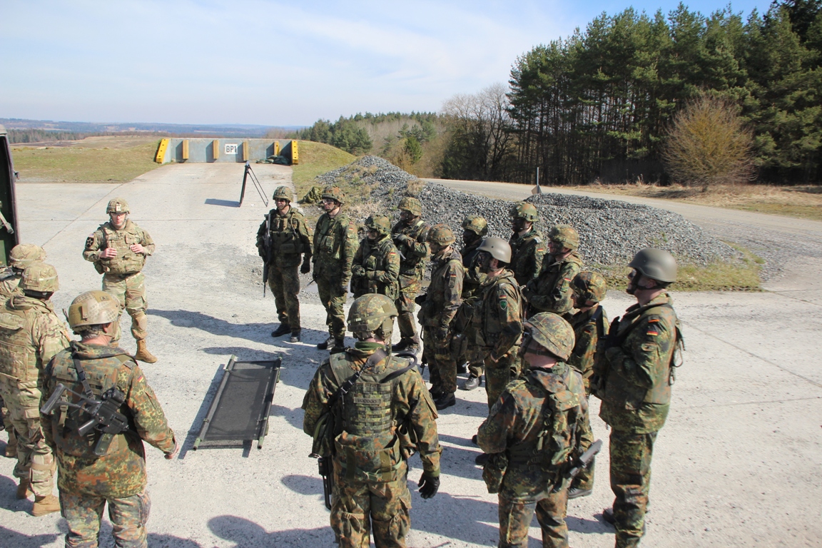 Manöverübung in der Oberpfalz