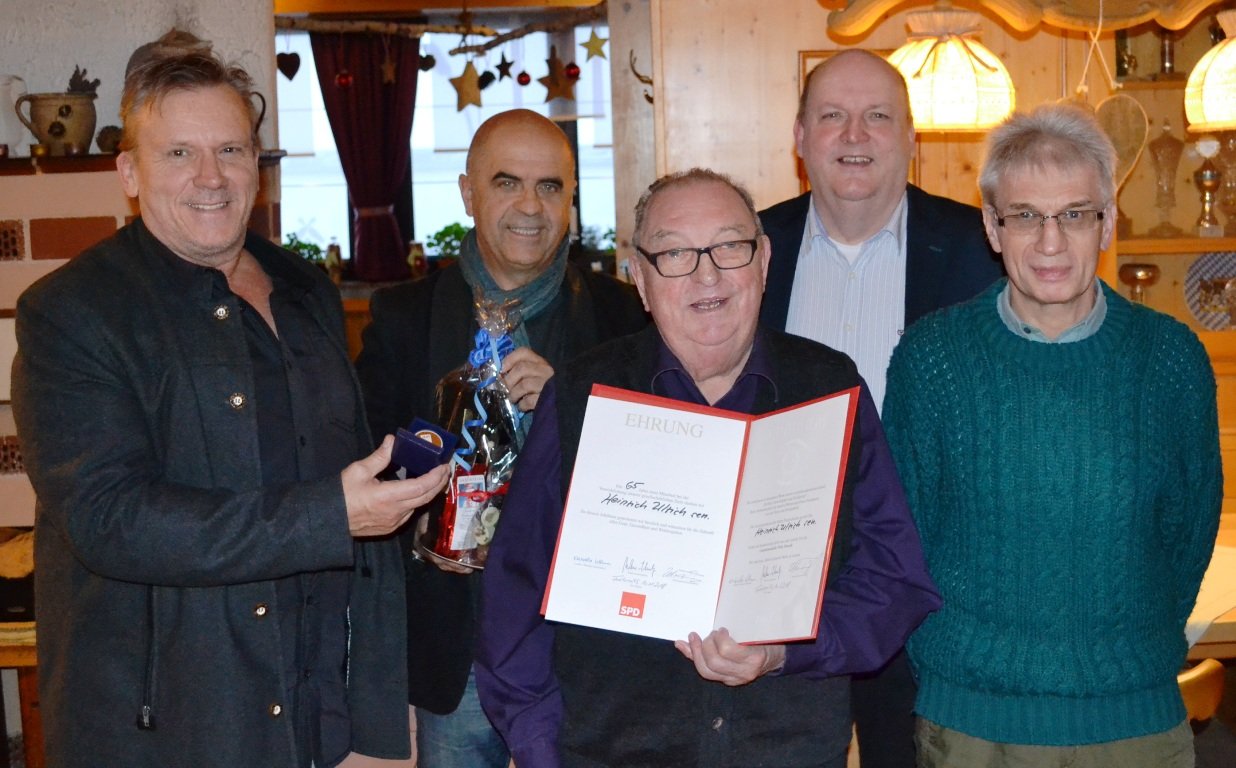 Heinrich Ulrich 65 Jahre in der SPD