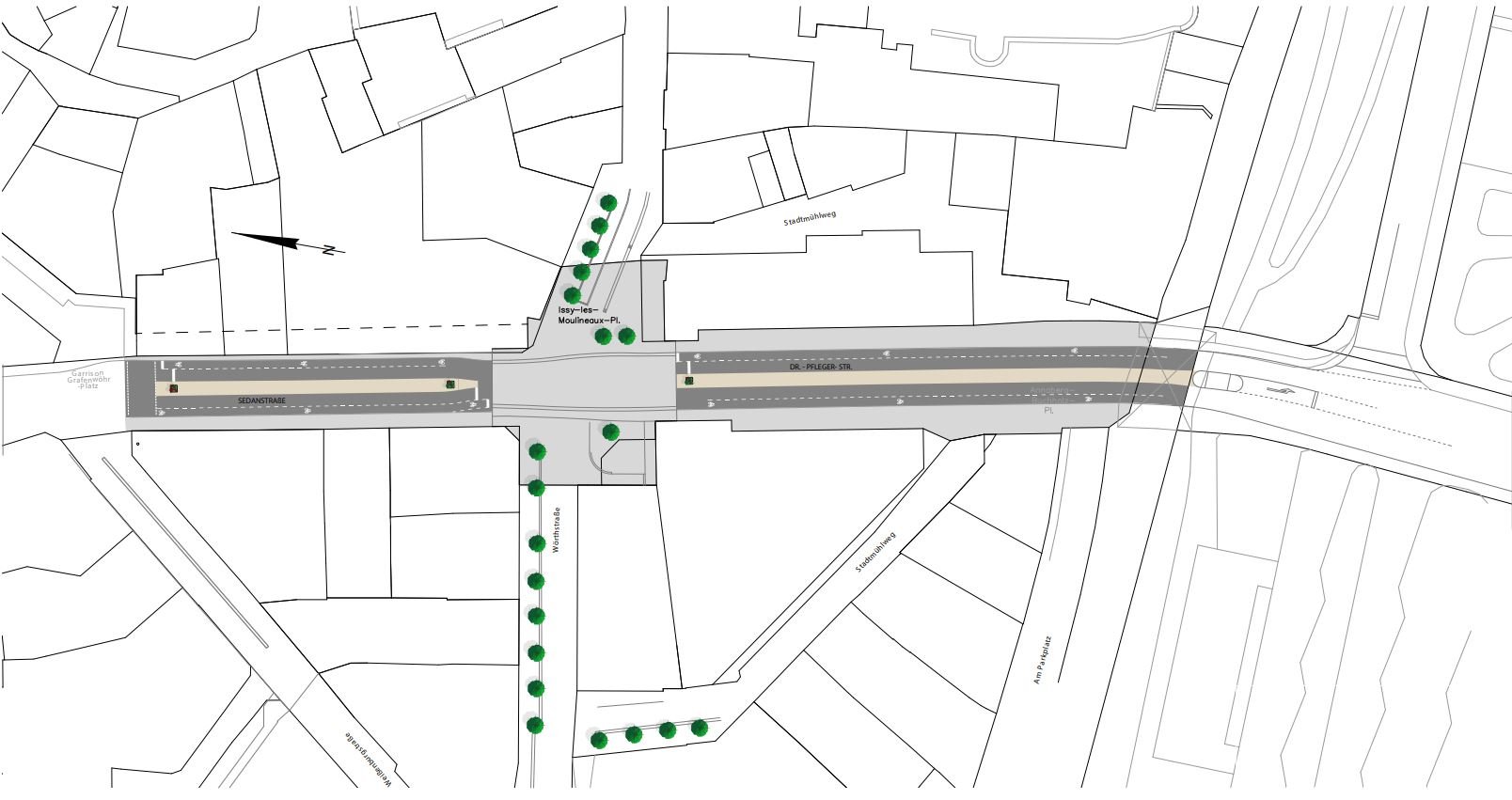 Umgestaltung Dr-Pfleger-Straße Weiden