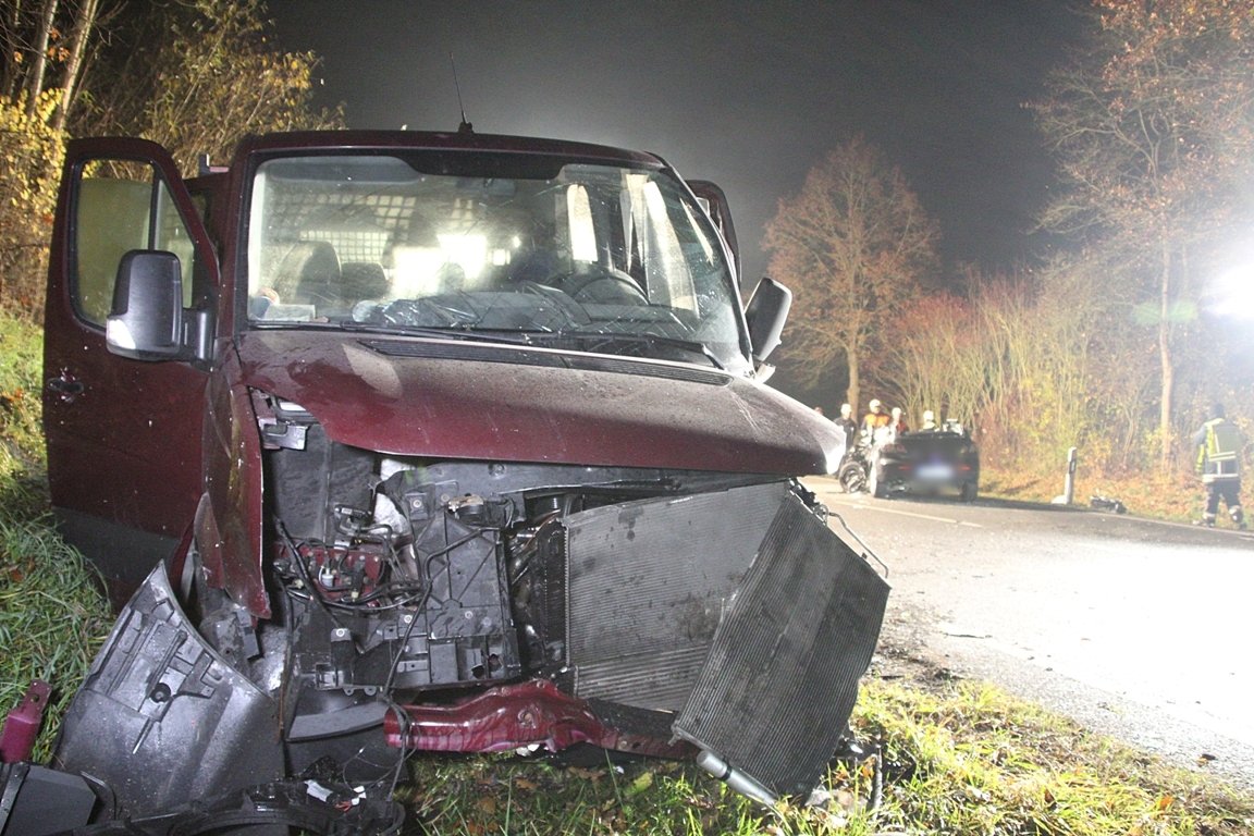 Unfall B470 Pressath Mann (25) schwer verletzt