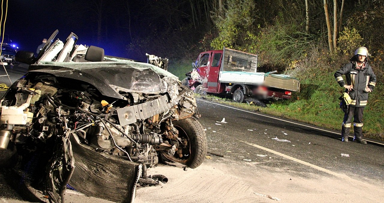 Unfall B470 Pressath Mann (35) schwer verletzt