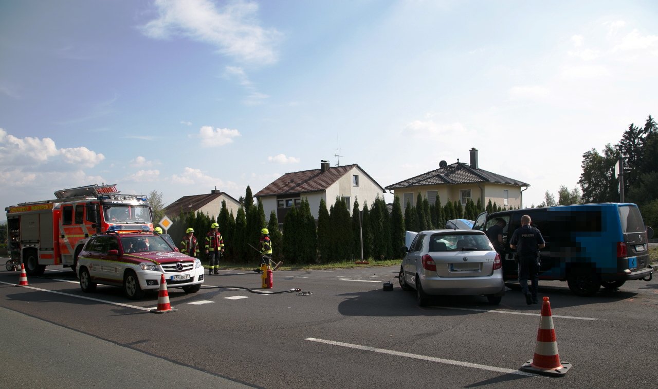 Unfall Immenreuth drei Autos (3)