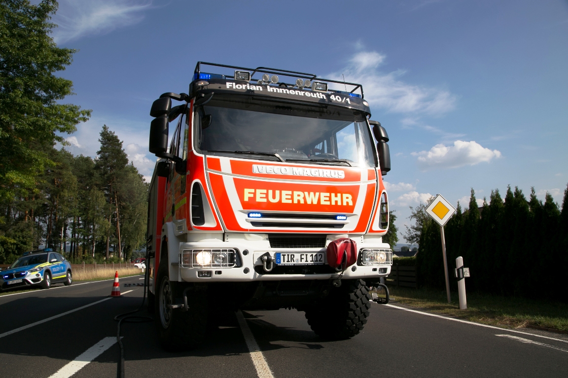Unfall Symbol Feuerwehr  Immenreuth drei Autos (7)
