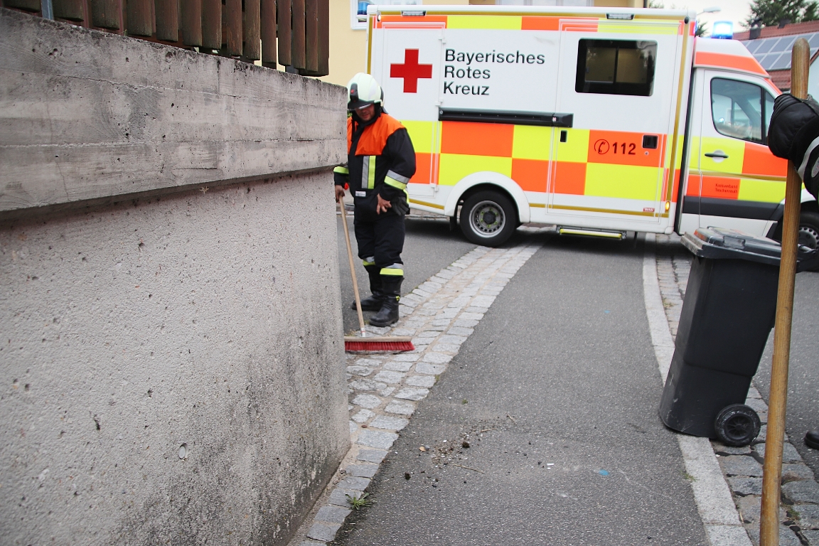 Unfall Oberbibrach Motorrad 1