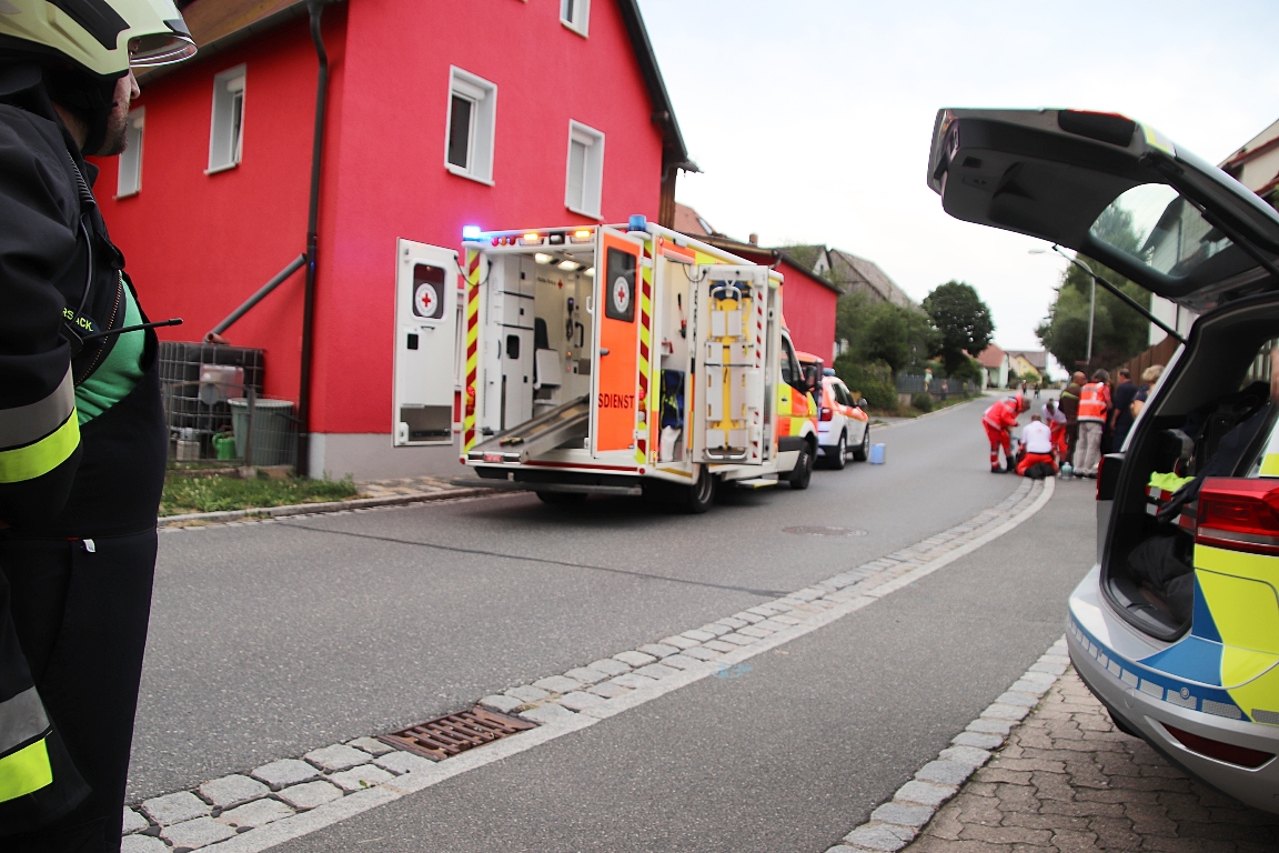 Unfall Oberbibrach Motorrad 3