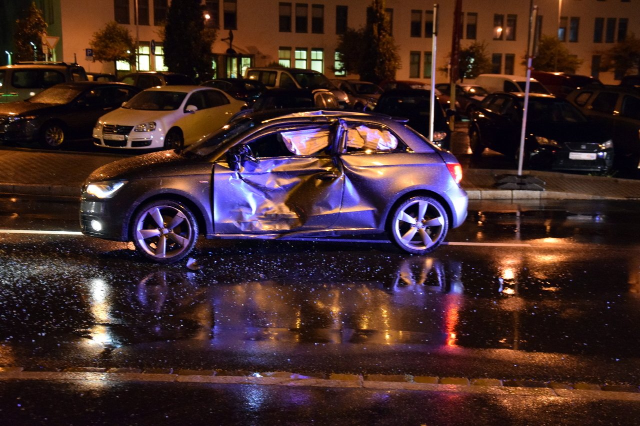 Unfall mit Traktor Weiden 1