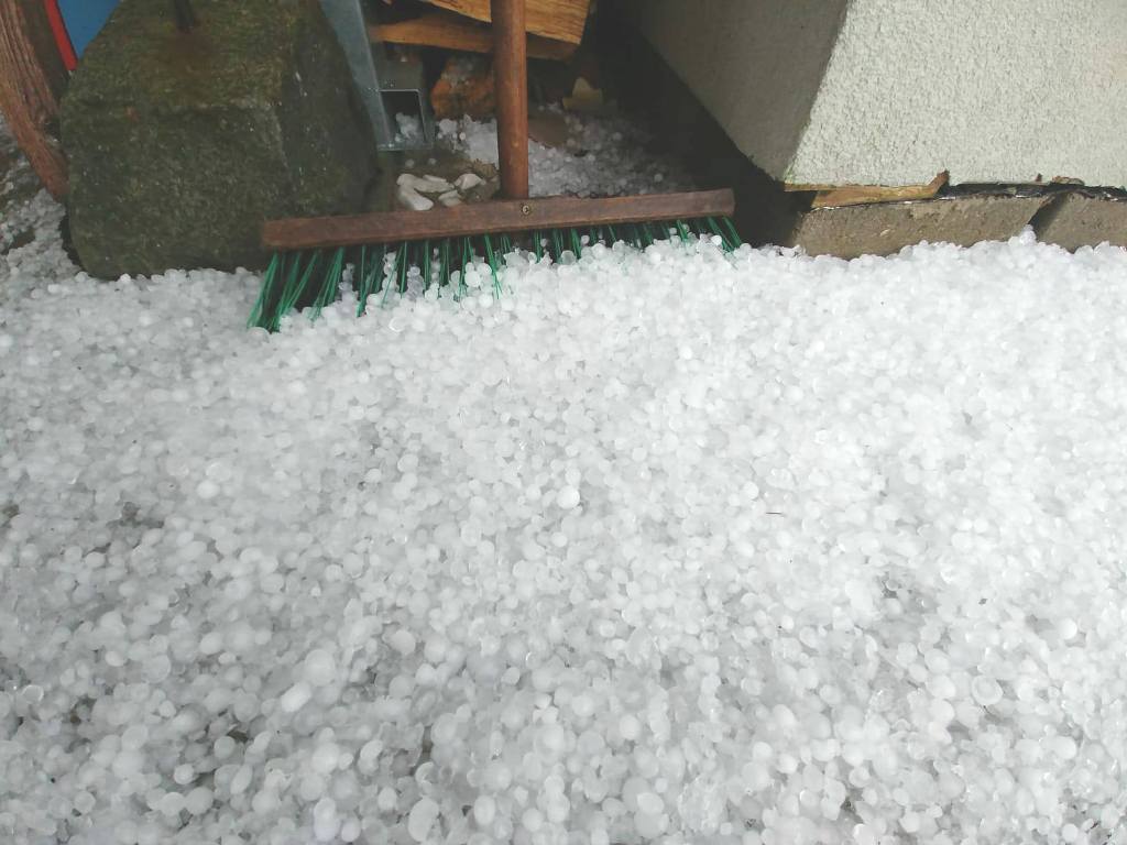 Unwetter Hagel NeustadtWN