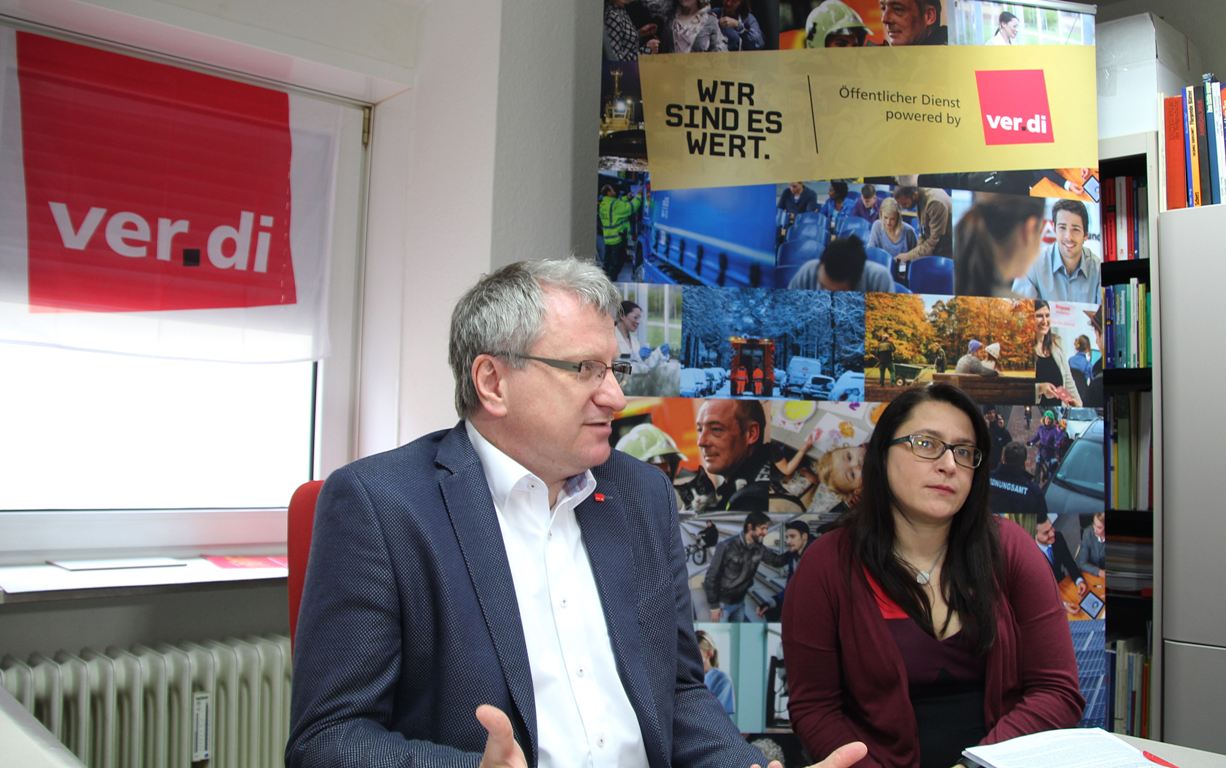 Ver.di Warnstreiks Amberg Weiden Aktionen geplant 1