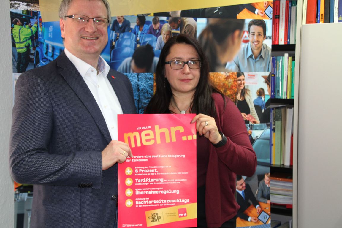 Ver.di Warnstreiks Amberg Weiden Aktionen geplant 2