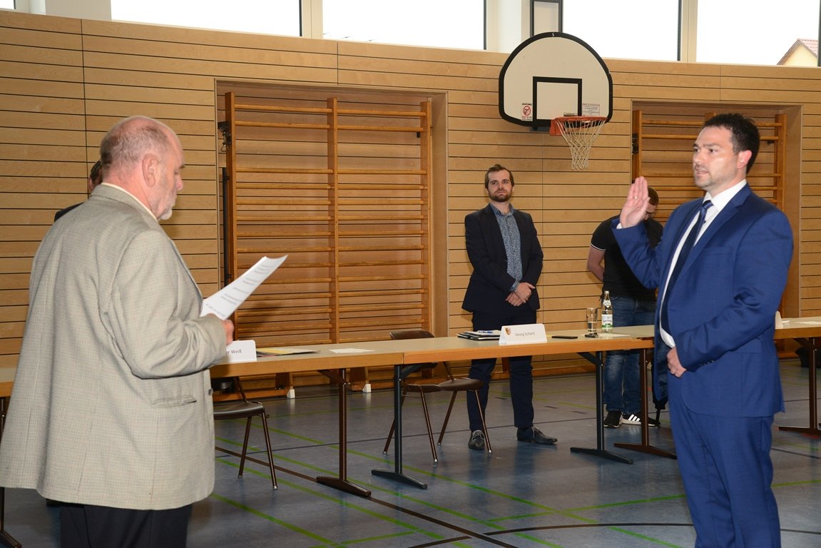 Vereidigung Bürgermeister Sebastian Hartl Luhe-Wildenau