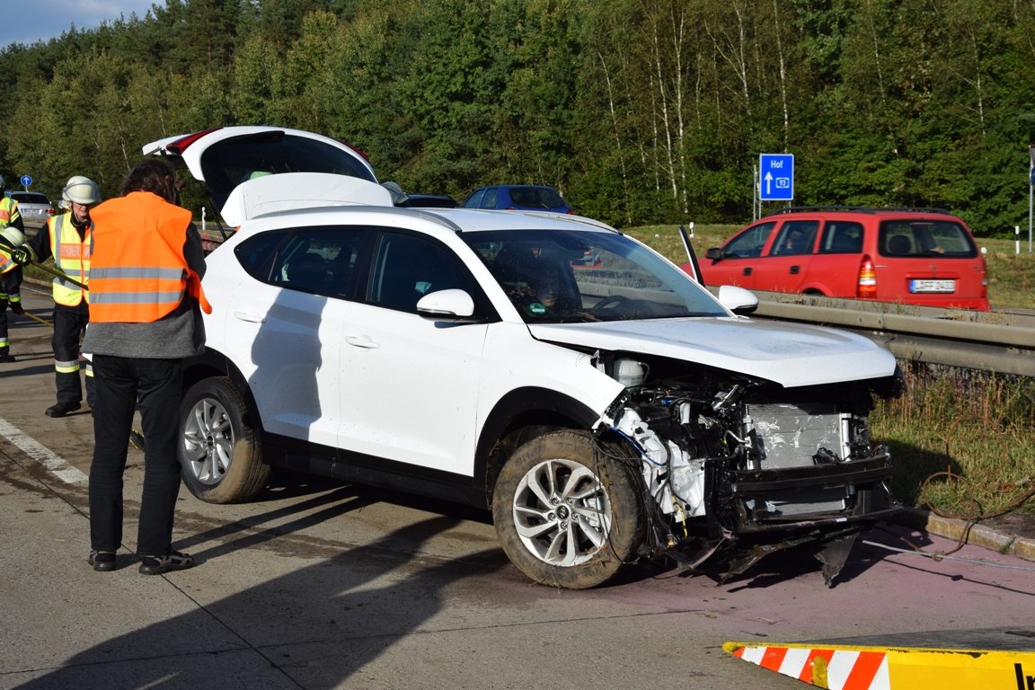 Verkehrsunfall A93, Autobahn, Grünau9