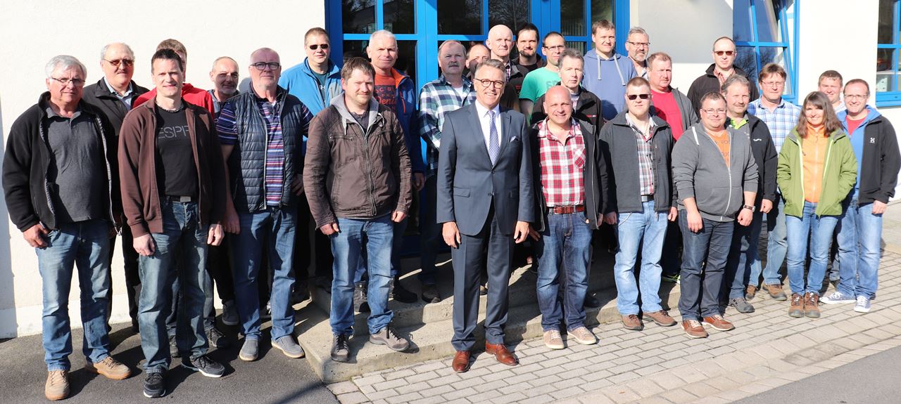 Vertreter Kläranlage Treffen Bild Stadt Tirschenreuth