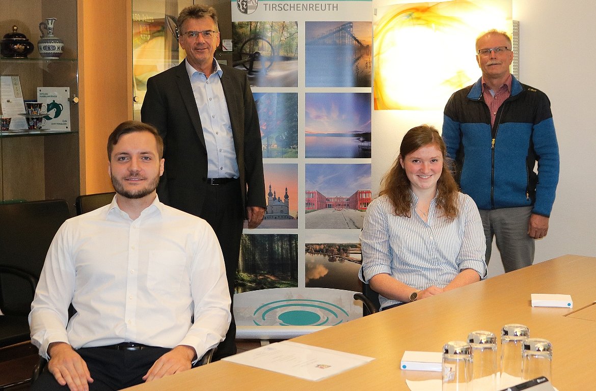 Verwaltung Landkreis Tirschenreuth Lukas Bergauer, Karolin Lehner, Walter Brucker Max Bindl