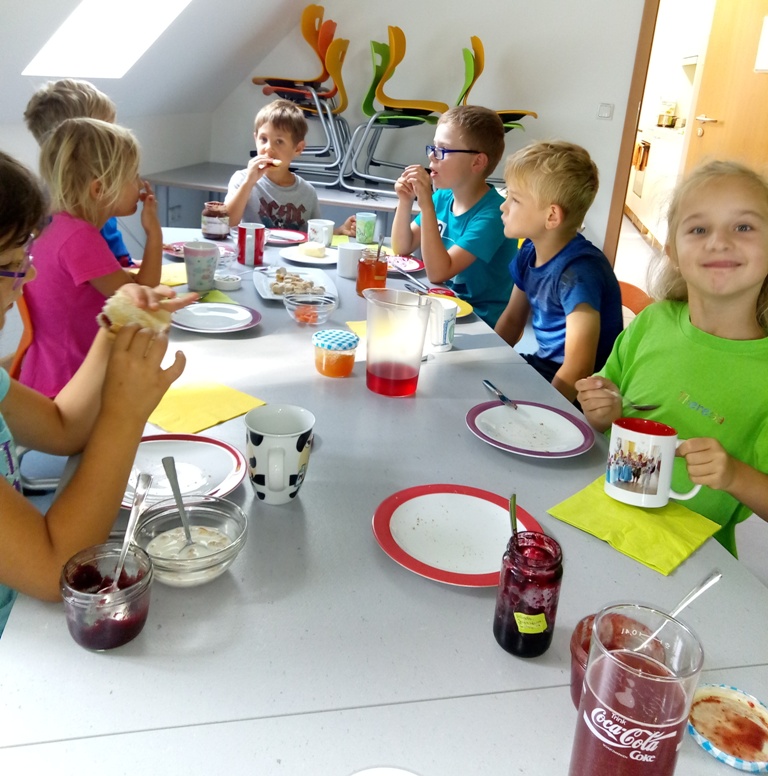 Vorschulkinder St. Matthäus Wurz Übernachtung im Kindergarten