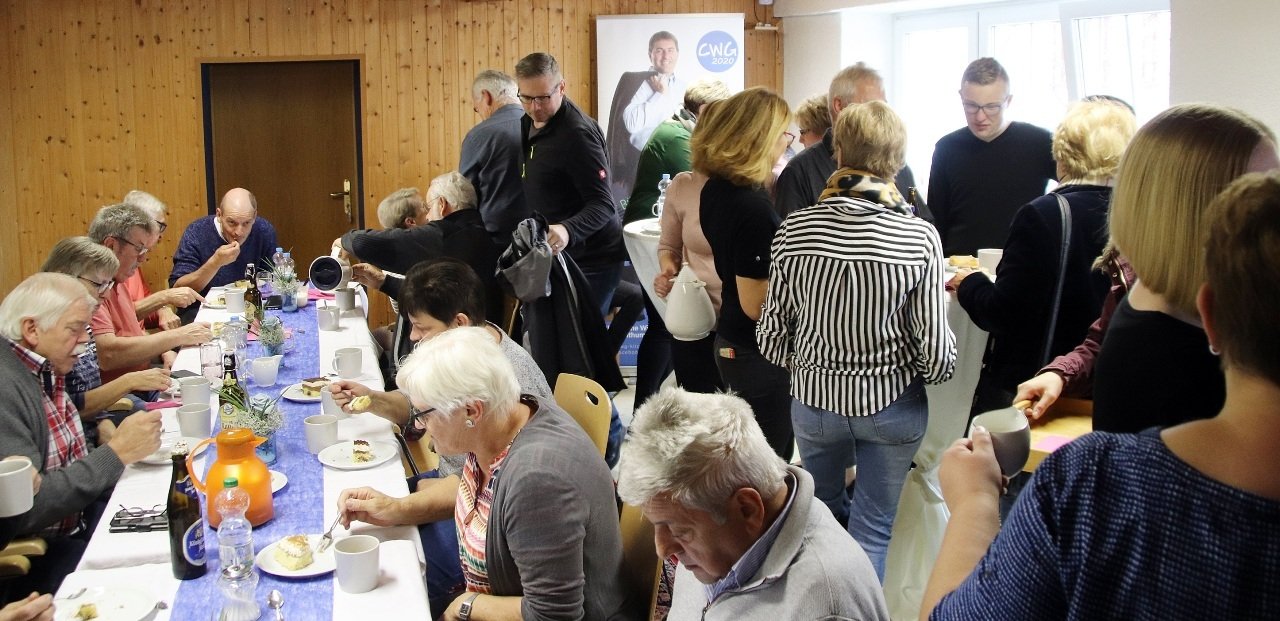 Wahlkampfzentrale Christliche Wählergemeinschaft Kirchenthumbach Bürgermeisterkandidat Ewald Plößner 3