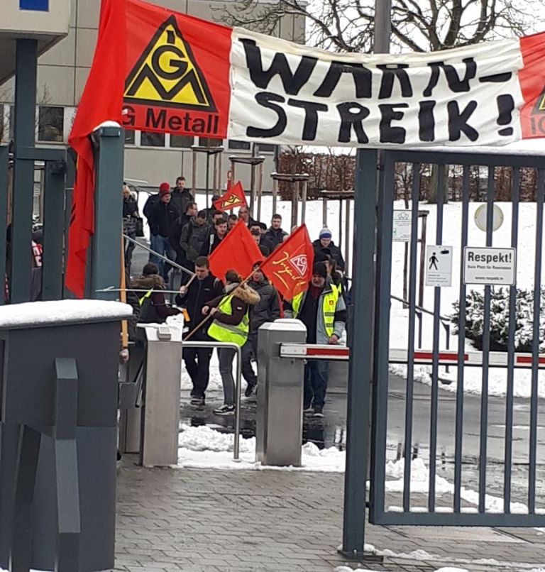 Warnstreiks Siemens_Kemnath